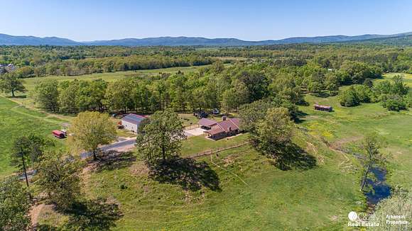 43.6 Acres of Land with Home for Sale in Mena, Arkansas