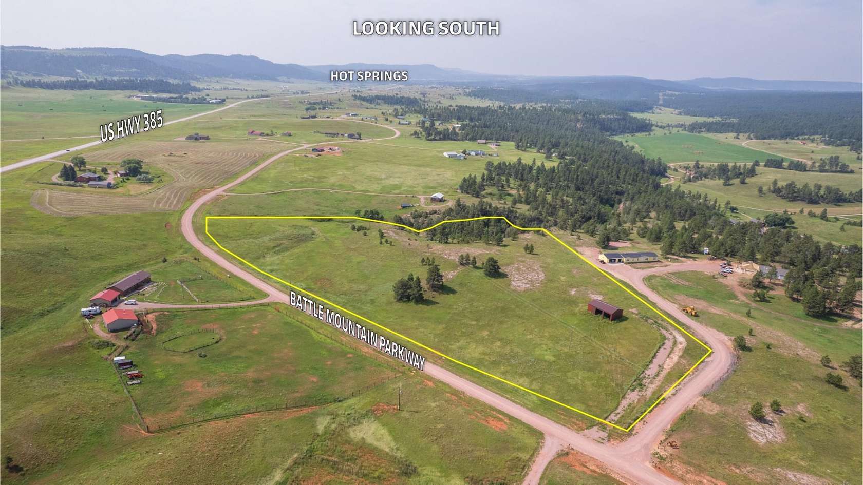 11.5 Acres of Land for Sale in Hot Springs, South Dakota