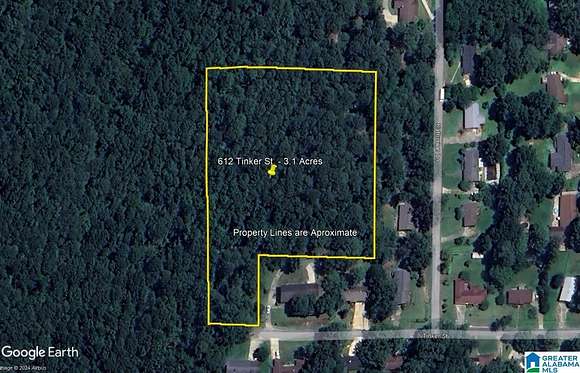 3.1 Acres of Land for Sale in Hueytown, Alabama