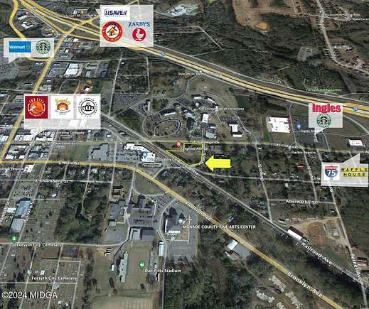 1.9 Acres of Commercial Land for Sale in Forsyth, Georgia