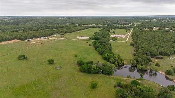 81.9 Acres of Land with Home for Sale in Alvord, Texas