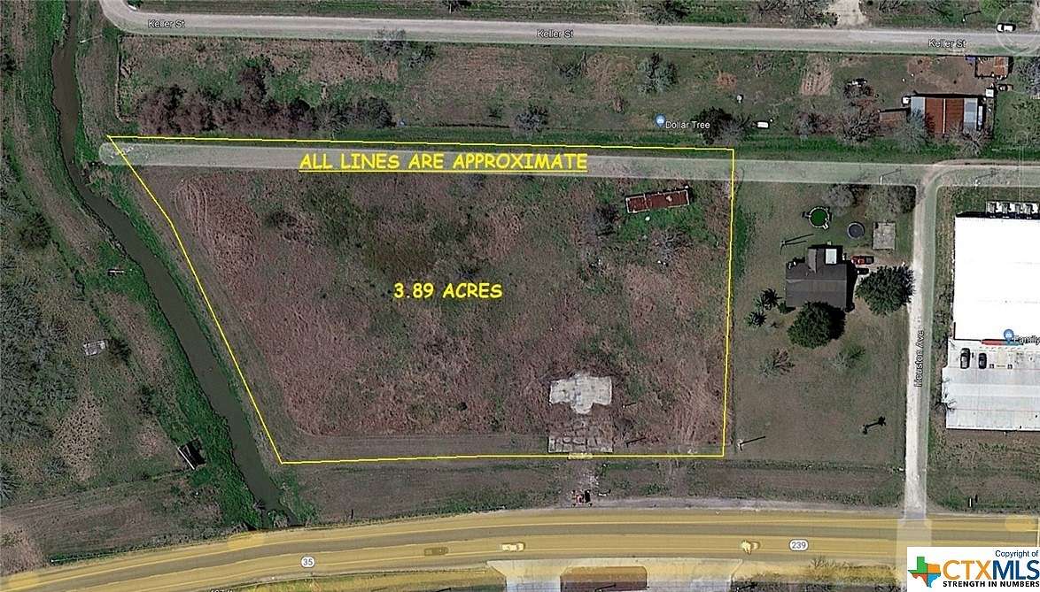 3.888 Acres of Commercial Land for Sale in Tivoli, Texas