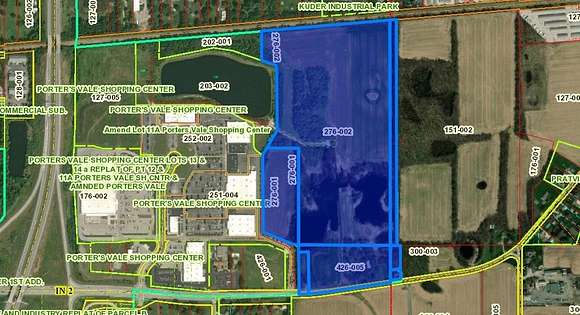79.3 Acres of Mixed-Use Land for Sale in Valparaiso, Indiana