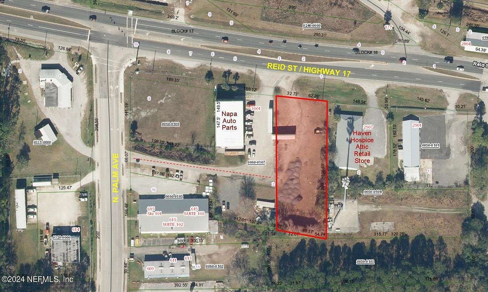 0.75 Acres of Commercial Land for Sale in Palatka, Florida