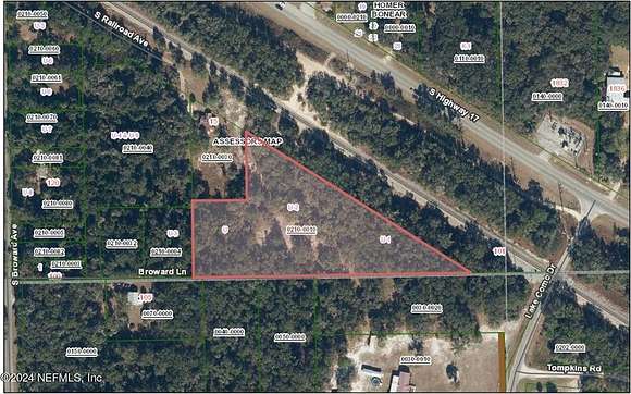 3.3 Acres of Land for Sale in Pomona Park, Florida