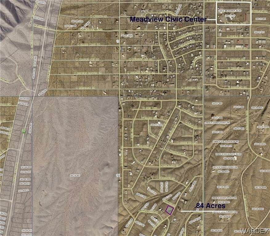 0.84 Acres of Residential Land for Sale in Meadview, Arizona