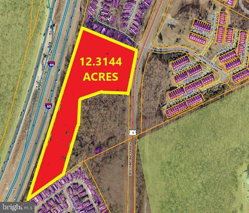 12.3 Acres of Mixed-Use Land for Sale in Stafford, Virginia