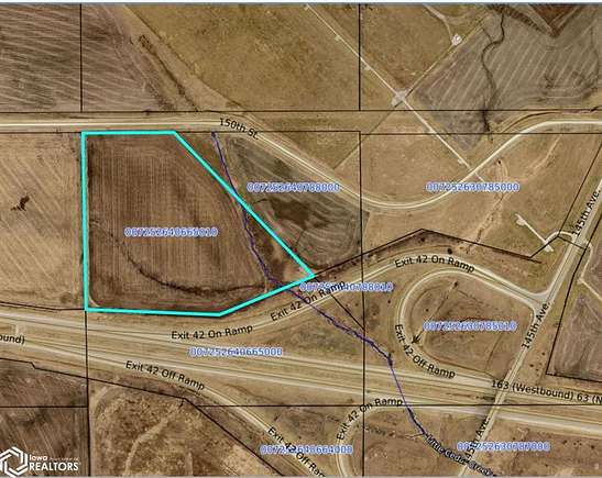 14.9 Acres of Agricultural Land for Sale in Ottumwa, Iowa