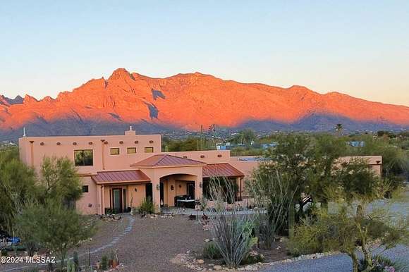6.9 Acres of Residential Land with Home for Sale in Tucson, Arizona