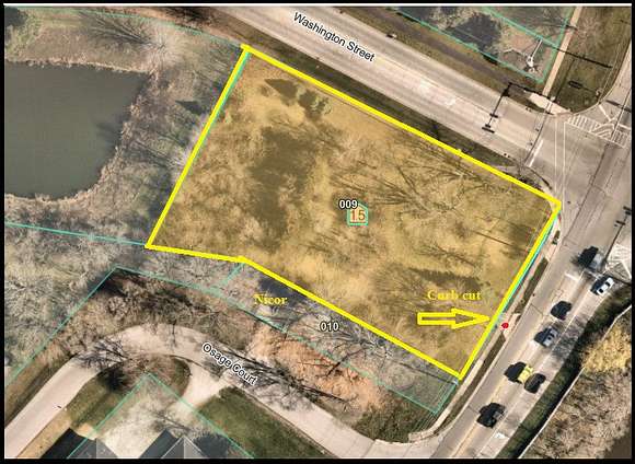 0.95 Acres of Commercial Land for Sale in Oswego, Illinois