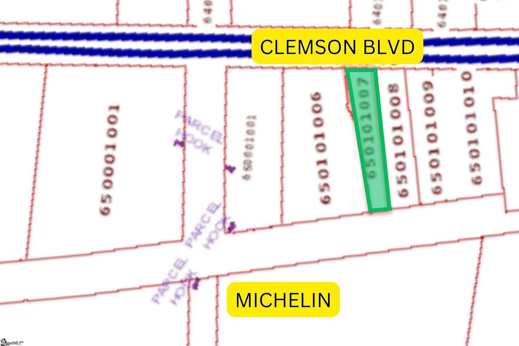 0.47 Acres of Commercial Land for Sale in Pendleton, South Carolina