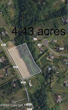 4.4 Acres of Residential Land for Sale in Kunkletown, Pennsylvania