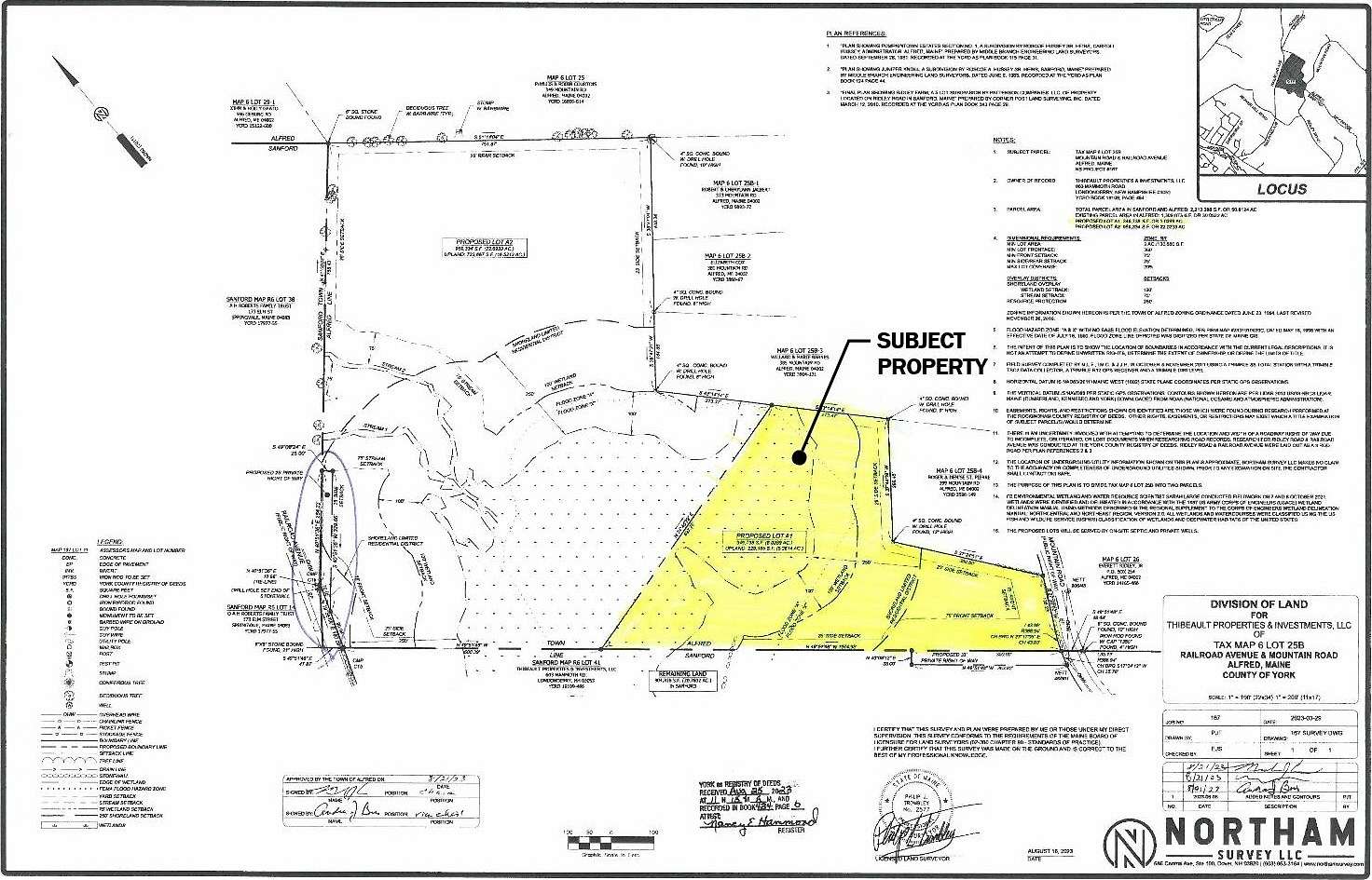 8 Acres of Residential Land for Sale in Alfred, Maine