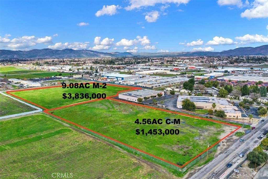 9.1 Acres of Commercial Land for Sale in Hemet, California