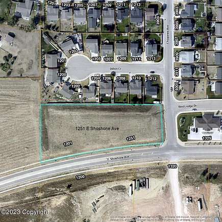 2 Acres of Commercial Land for Sale in Gillette, Wyoming