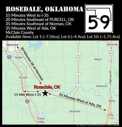9.9 Acres of Residential Land for Sale in Wayne, Oklahoma