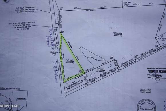 4.85 Acres of Residential Land for Sale in Ridgeland, South Carolina