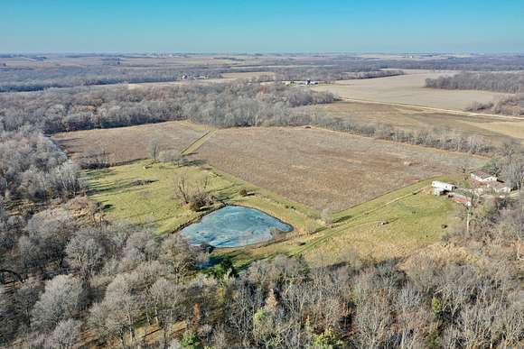 61.7 Acres of Land with Home for Sale in Plainfield, Iowa