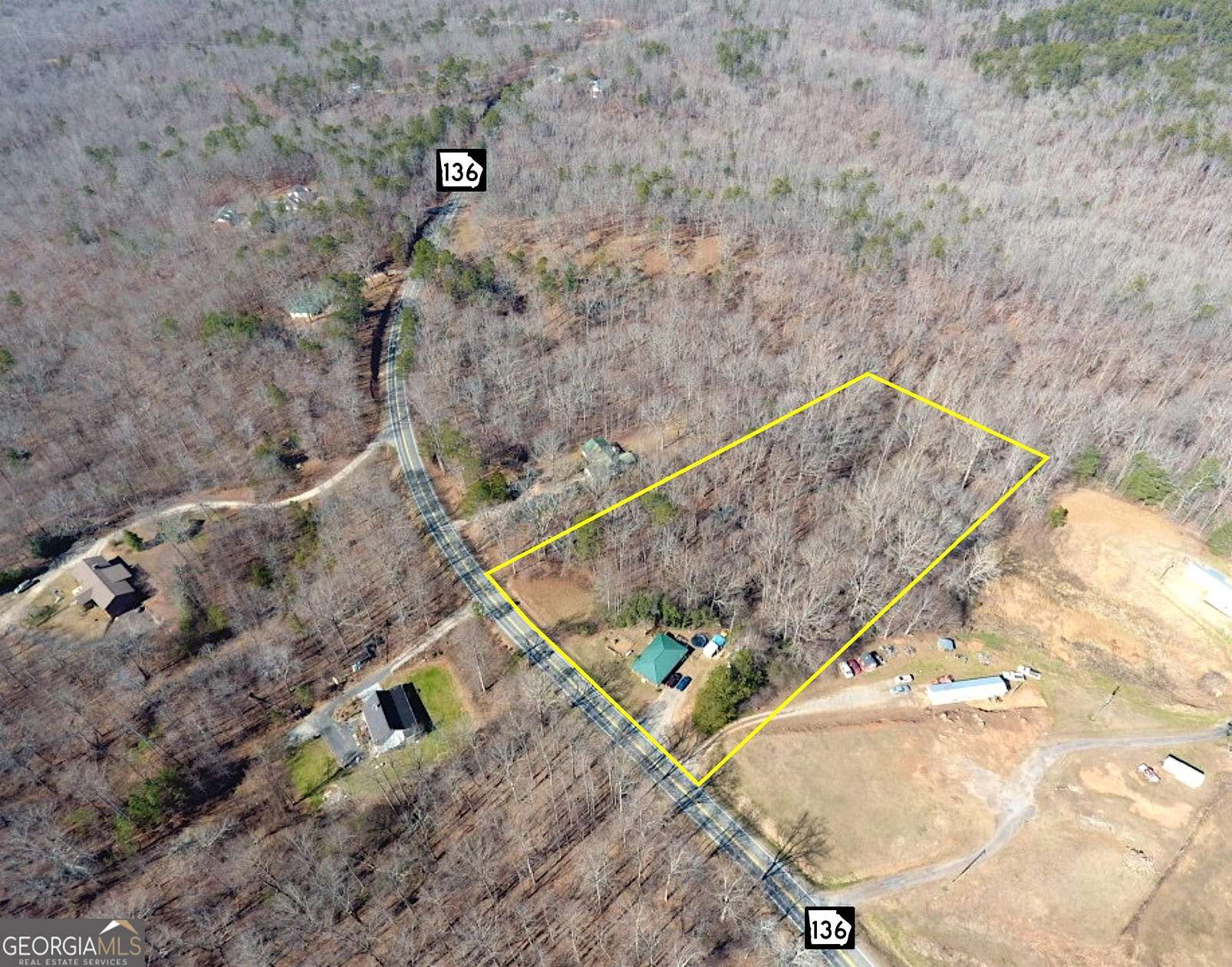 4 Acres of Residential Land with Home for Sale in Dawsonville, Georgia