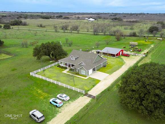 96.1 Acres of Land with Home for Sale in Cross Plains, Texas