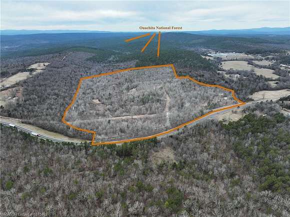 65.3 Acres of Recreational Land with Home for Sale in Waldron, Arkansas