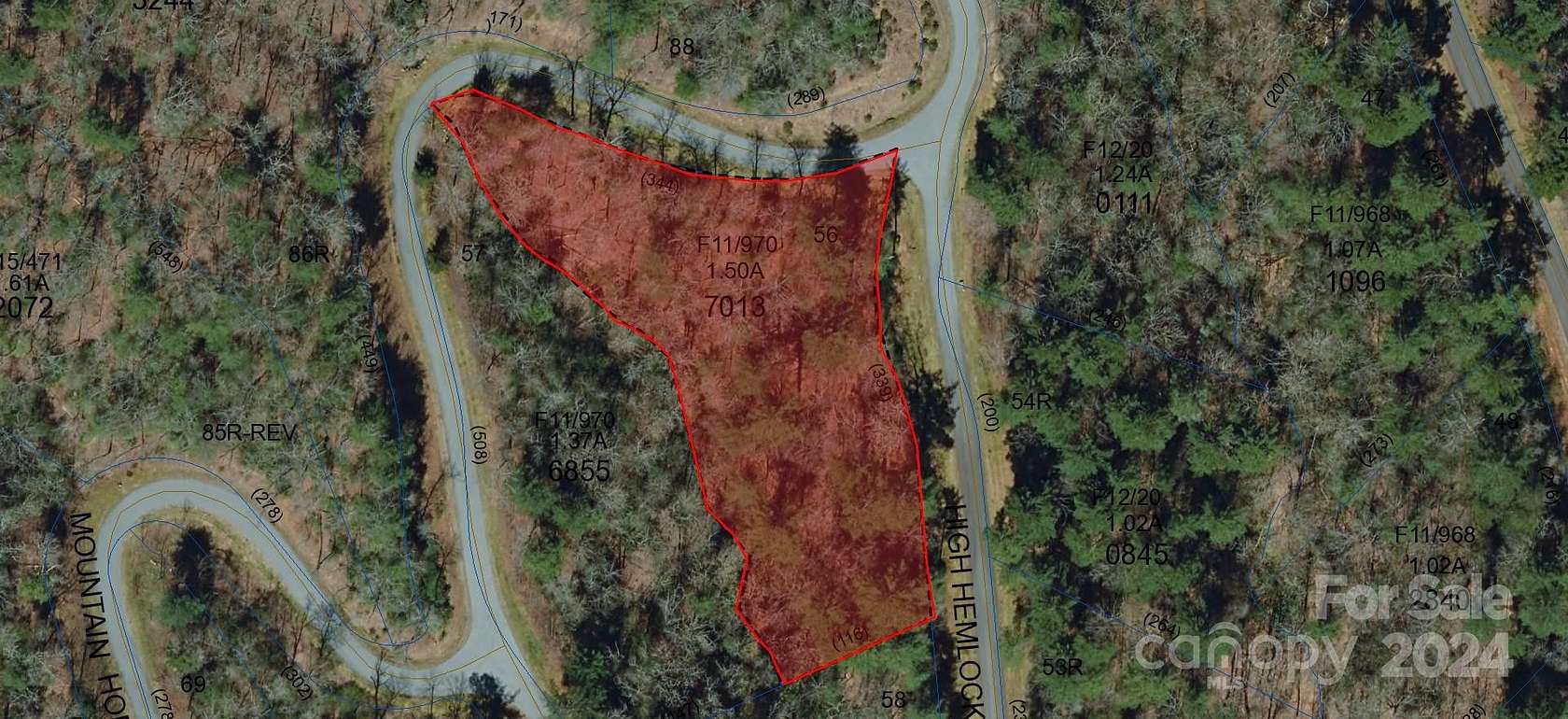 1.5 Acres of Residential Land for Sale in Brevard, North Carolina