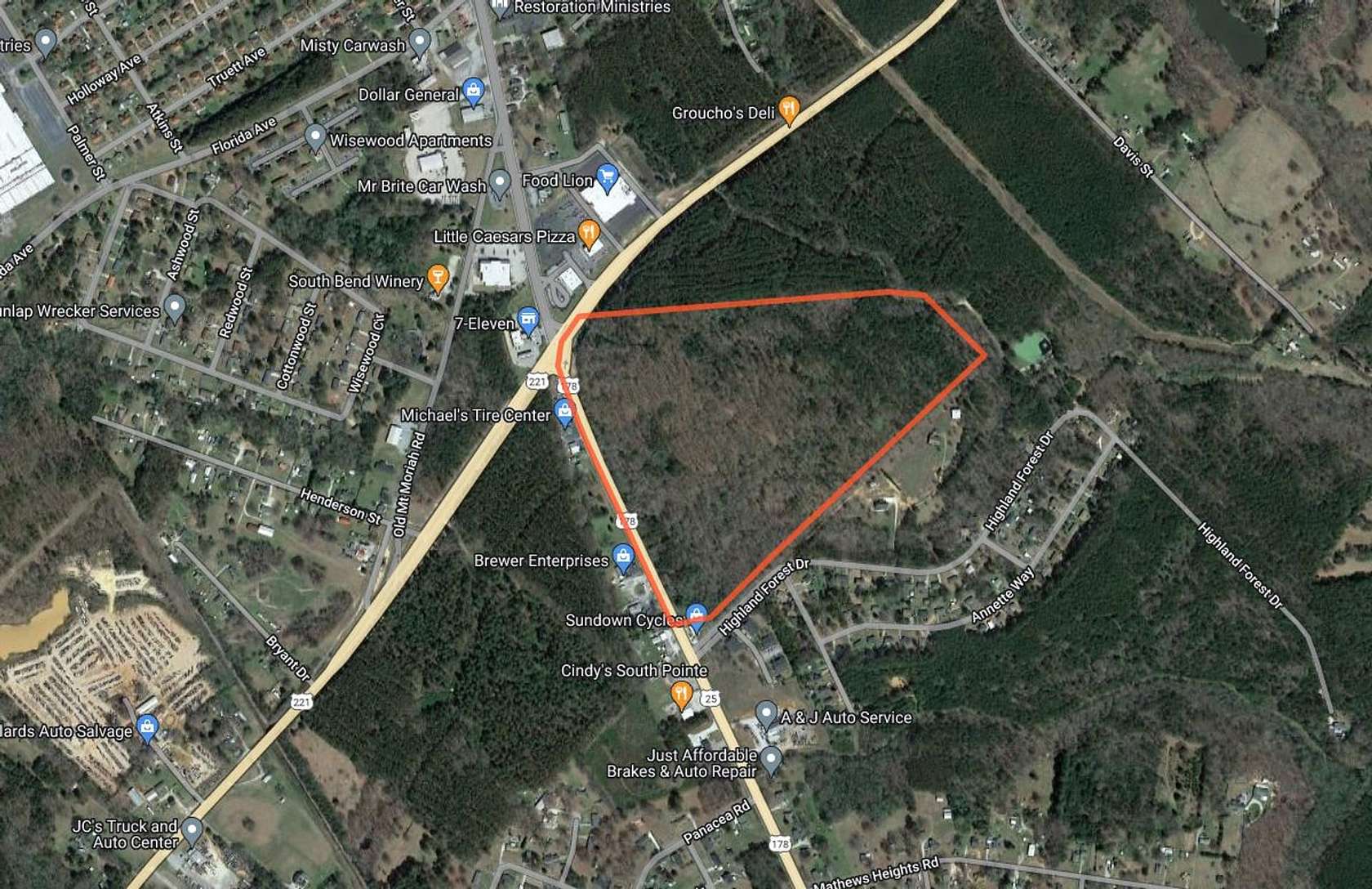 66.3 Acres of Land for Sale in Greenwood, South Carolina