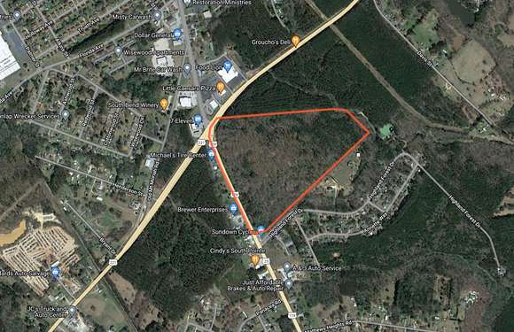 66.3 Acres of Land for Sale in Greenwood, South Carolina
