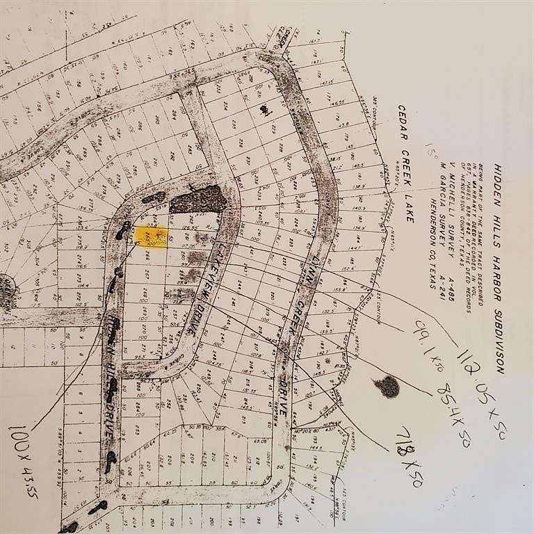 0.43 Acres of Land for Sale in Mabank, Texas