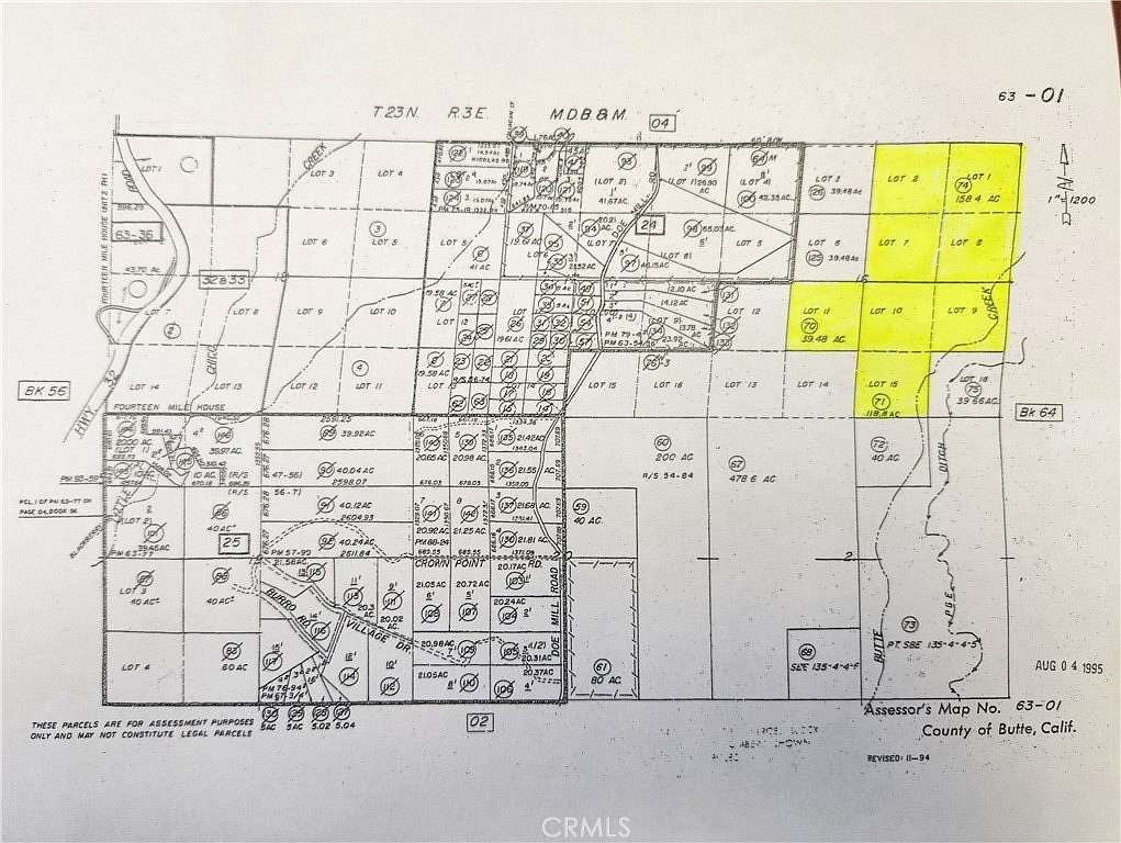 336 Acres of Agricultural Land for Sale in Forest Ranch, California