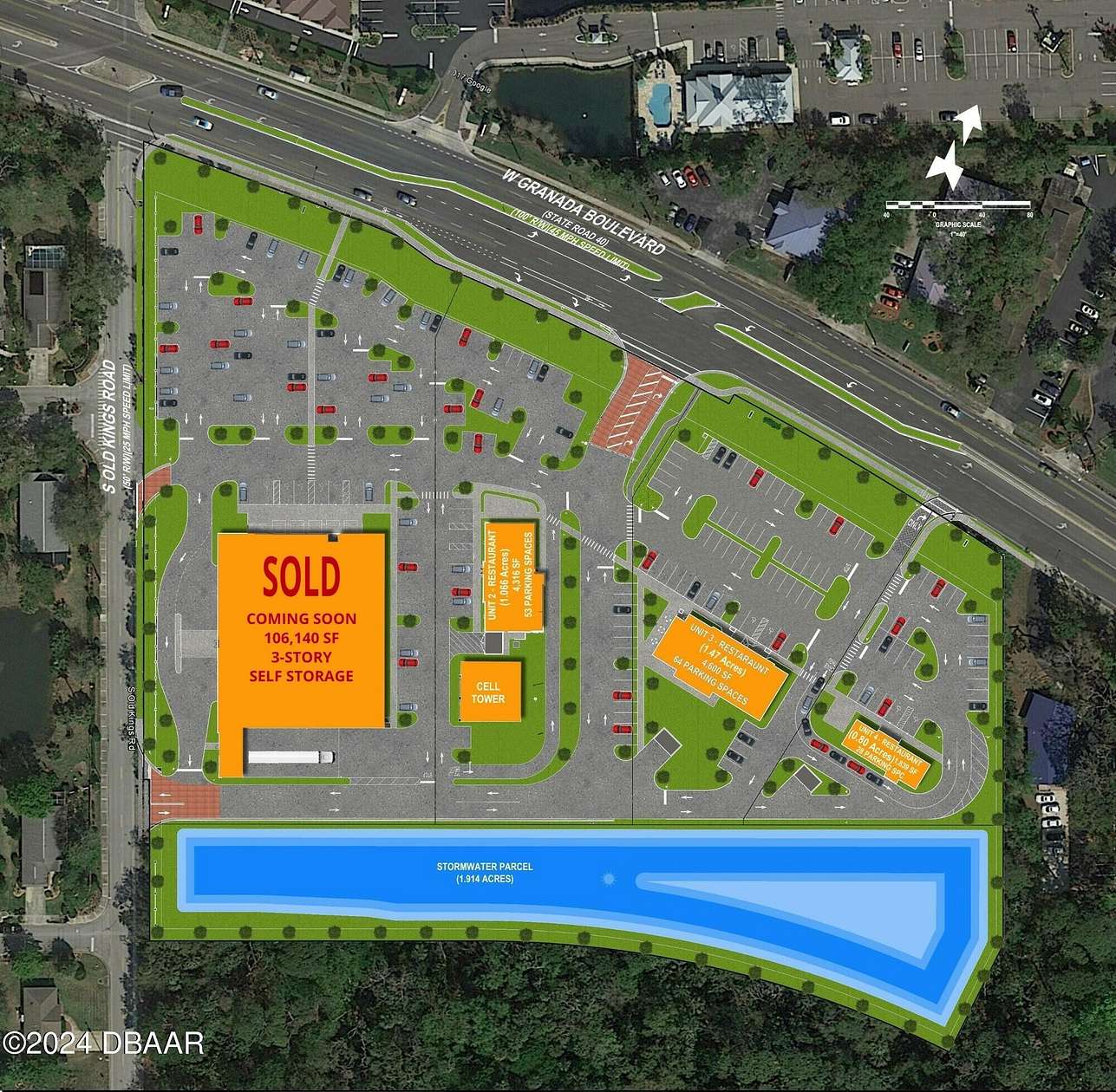 8.9 Acres of Commercial Land for Sale in Ormond Beach, Florida
