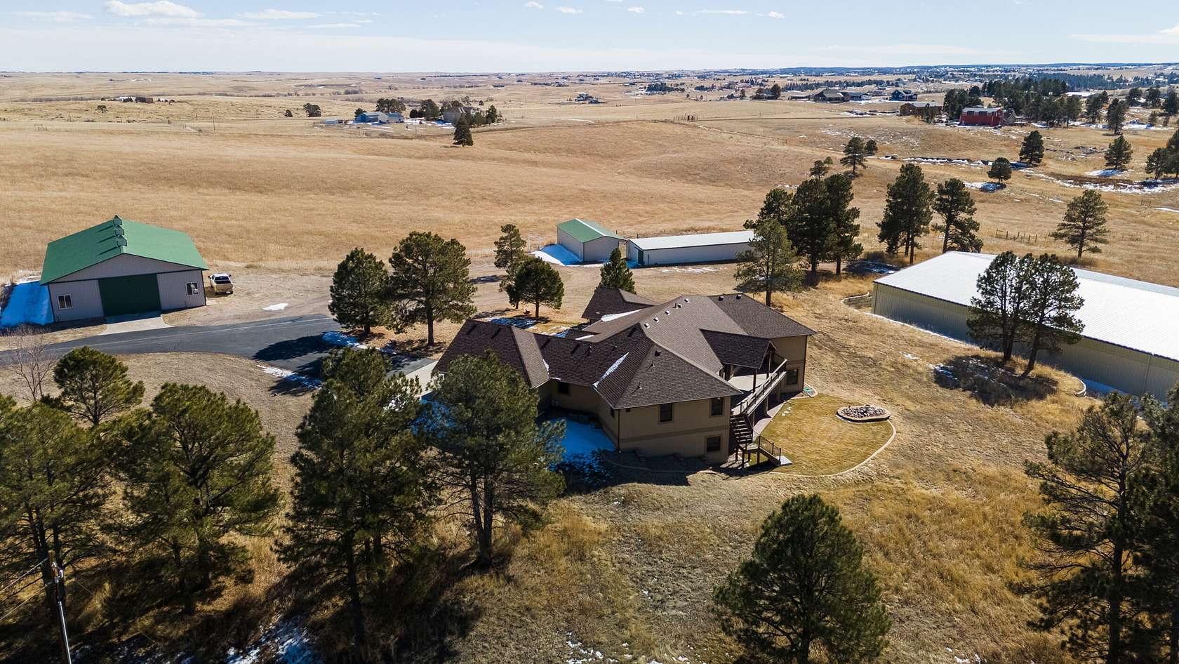 36.3 Acres of Agricultural Land with Home for Sale in Parker, Colorado