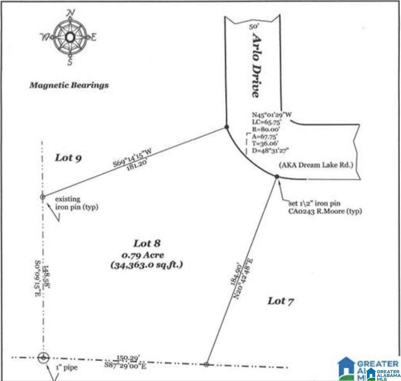 0.79 Acres of Land for Sale in McCalla, Alabama