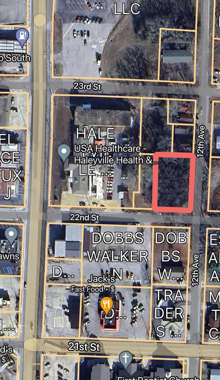 0.38 Acres of Commercial Land for Sale in Haleyville, Alabama