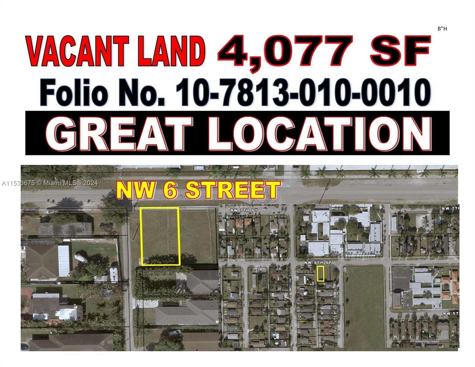 0.094 Acres of Residential Land for Sale in Homestead, Florida