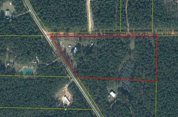 10 Acres of Land with Home for Sale in DeFuniak Springs, Florida
