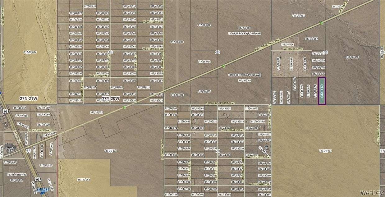 10 Acres of Residential Land for Sale in White Hills, Arizona
