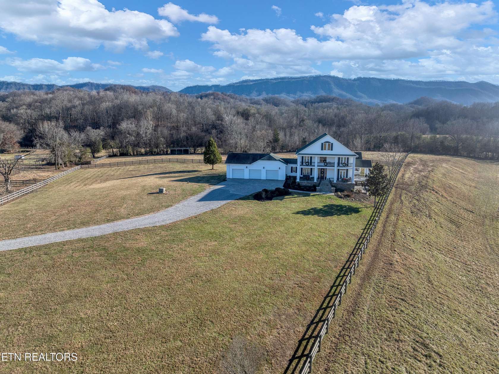 38.4 Acres of Agricultural Land with Home for Sale in Seymour, Tennessee