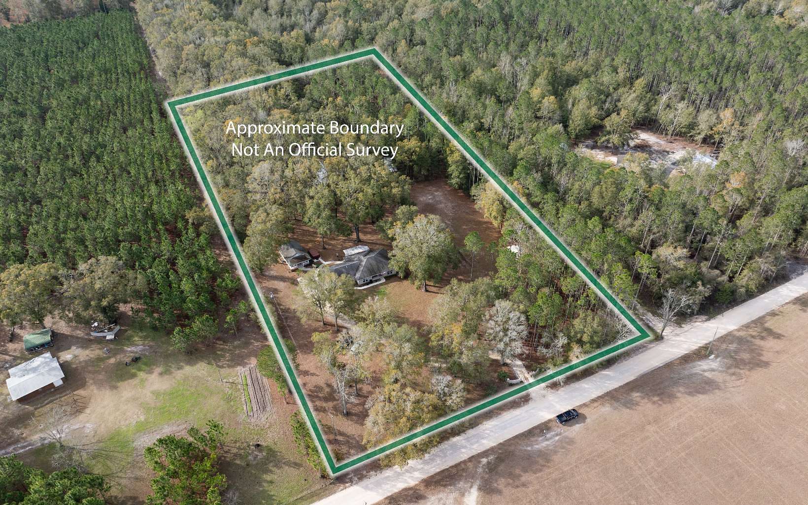 5 Acres of Residential Land with Home for Sale in McAlpin, Florida