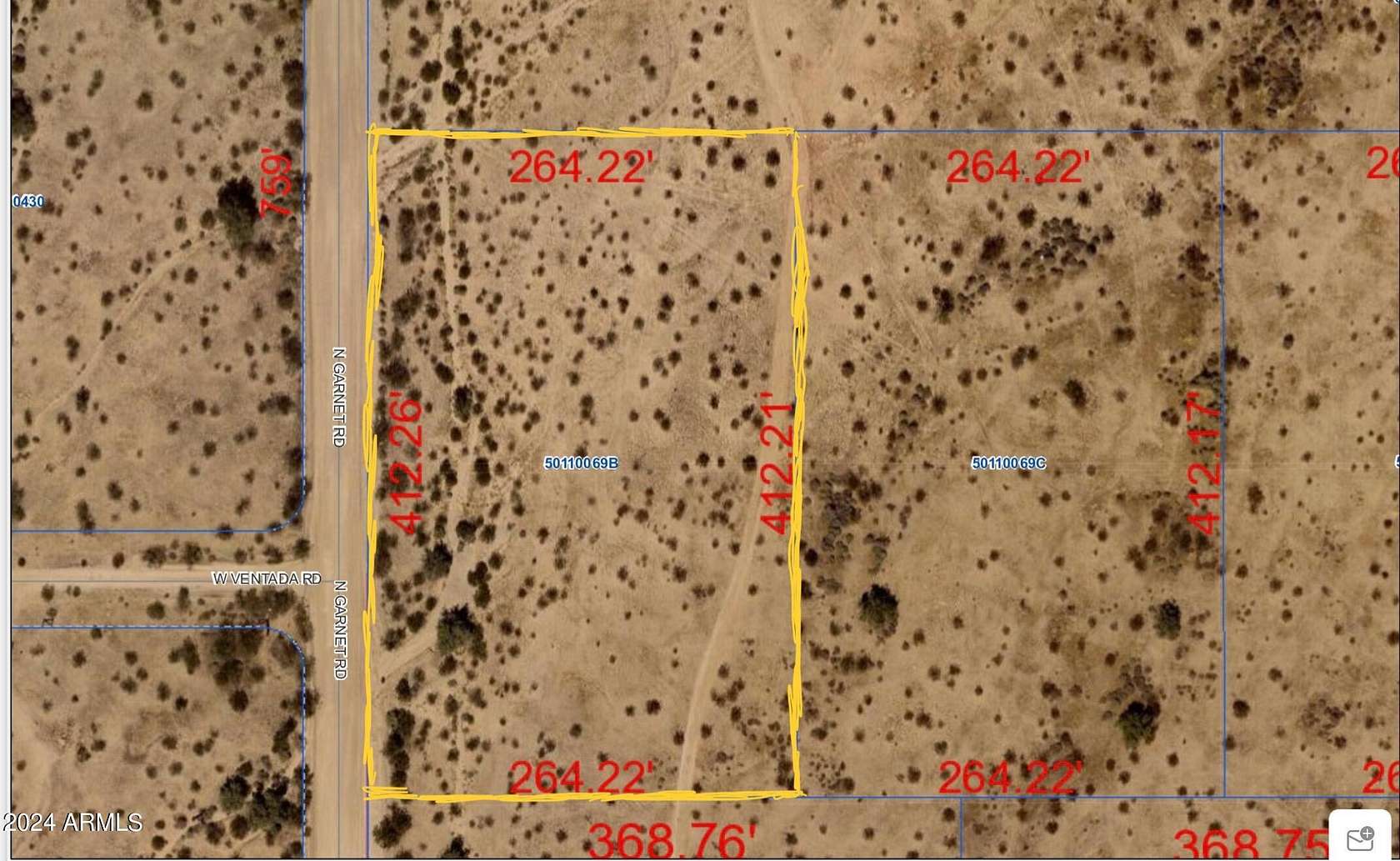 2.5 Acres of Land for Sale in Maricopa, Arizona