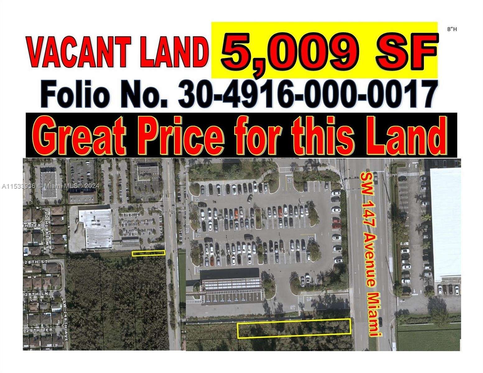 0.12 Acres of Land for Sale in Miami, Florida
