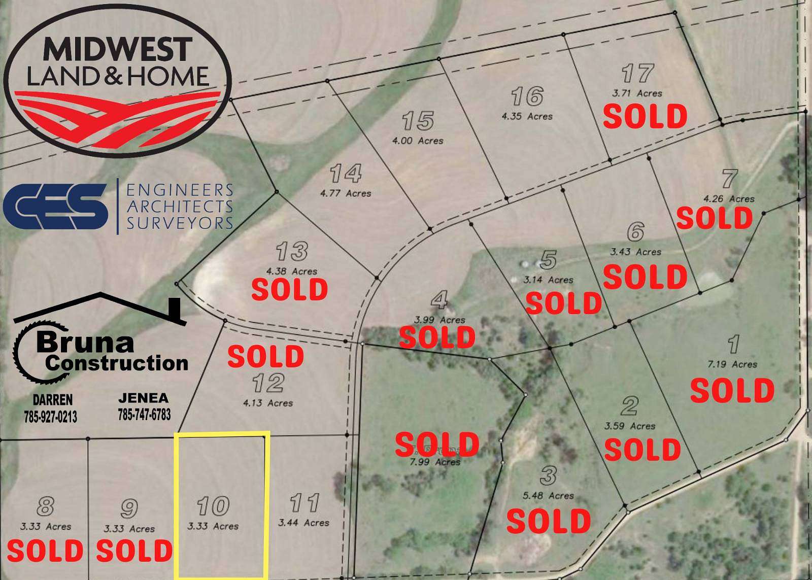 3.3 Acres of Residential Land for Sale in Hanover, Kansas