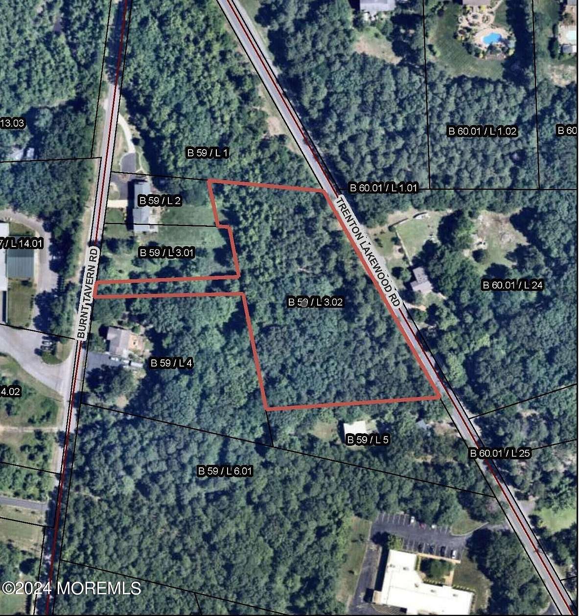 2.5 Acres of Commercial Land for Sale in Millstone Township, New Jersey