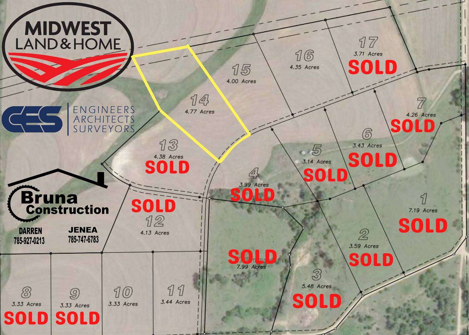 4.8 Acres of Residential Land for Sale in Hanover, Kansas