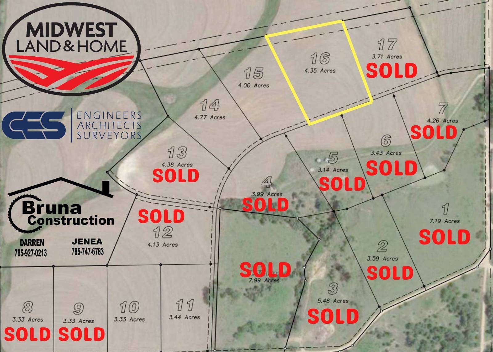 4.4 Acres of Residential Land for Sale in Hanover, Kansas