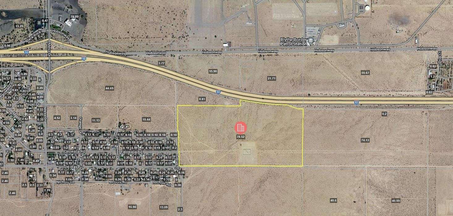 78.5 Acres of Land for Sale in Blythe, California
