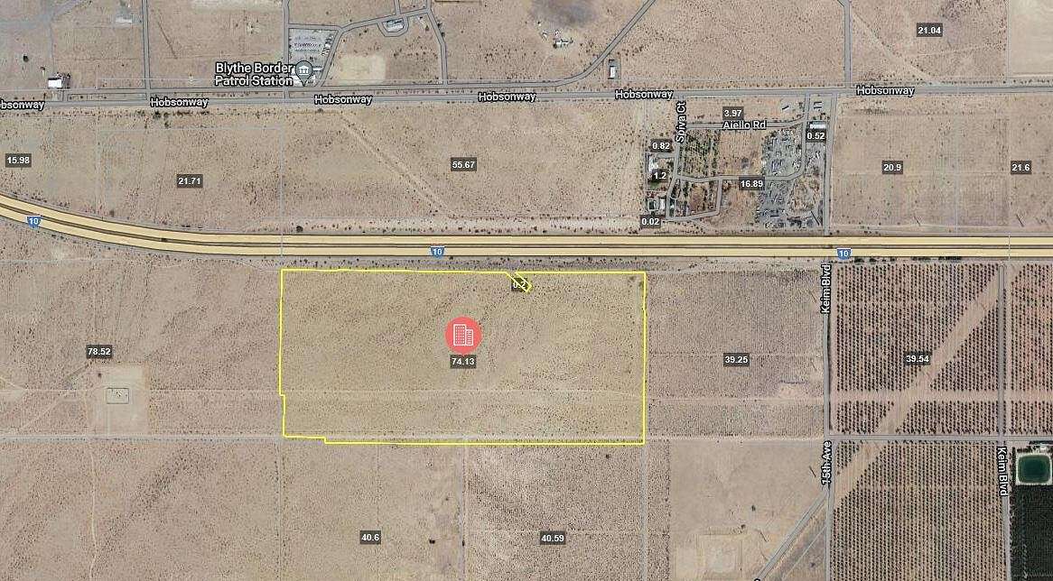 74.3 Acres of Land for Sale in Blythe, California