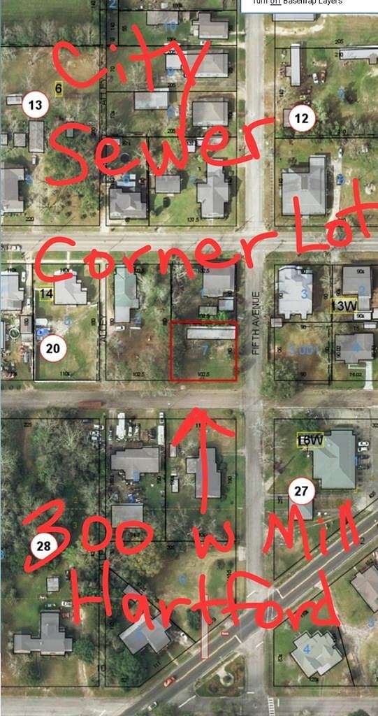 0.21 Acres of Residential Land for Sale in Hartford, Alabama