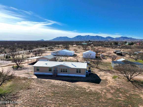 4.8 Acres of Residential Land with Home for Sale in Benson, Arizona