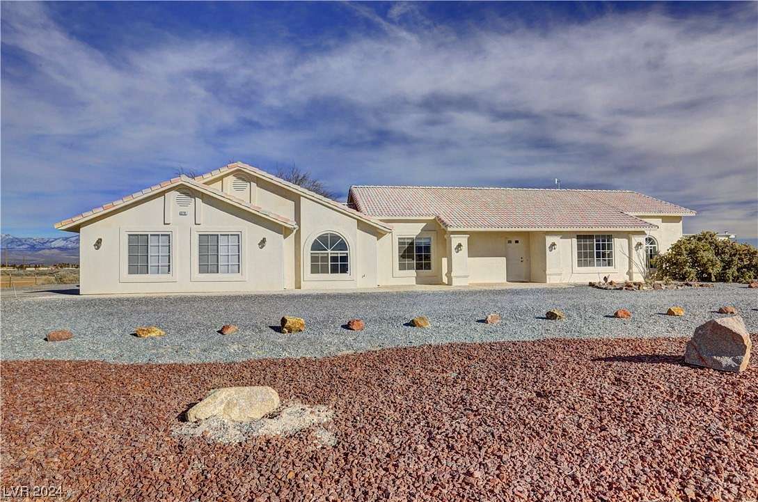 5 Acres of Land with Home for Sale in Pahrump, Nevada